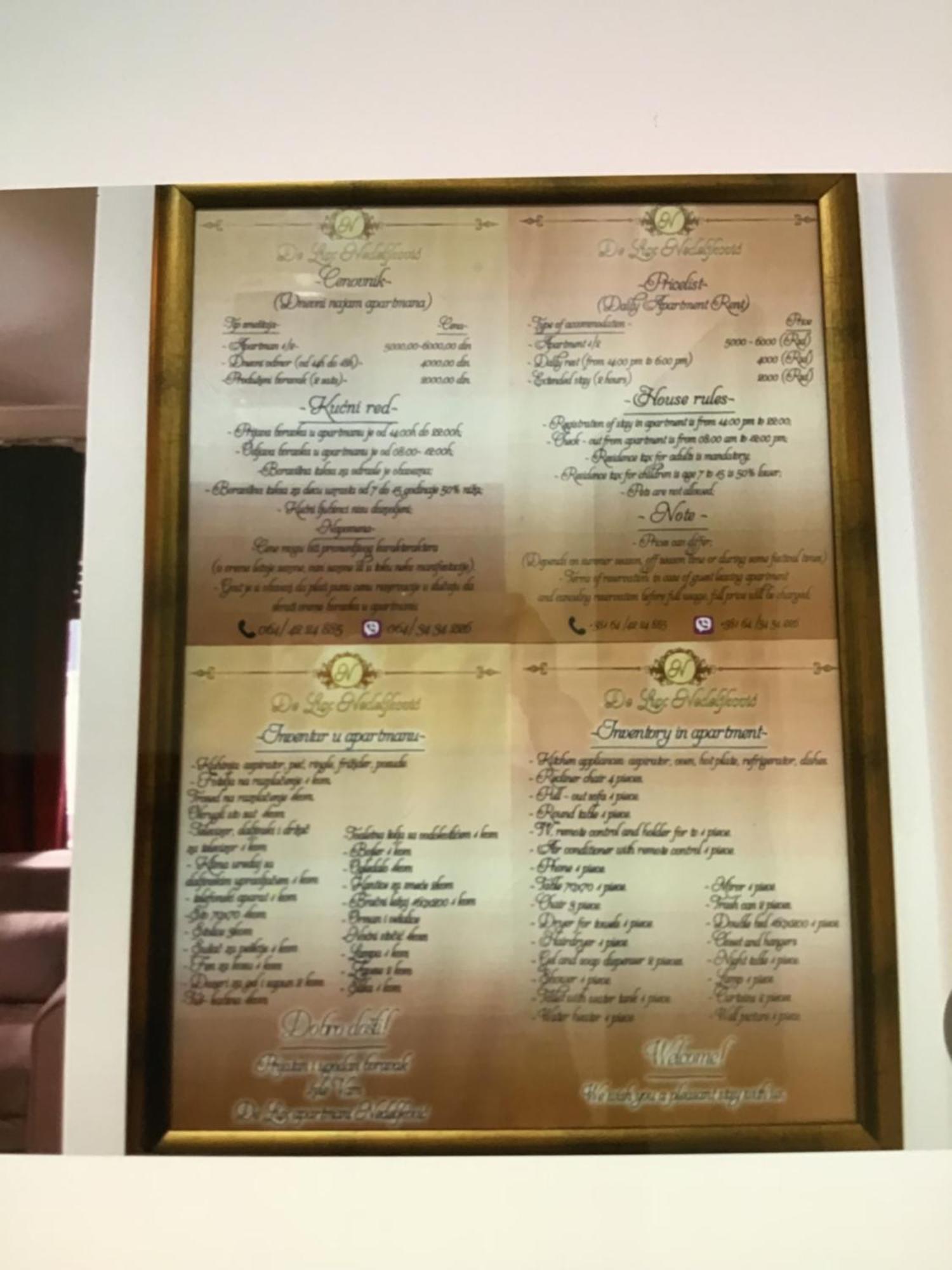 De Lux Nedeljkovic Lejlighedshotel Jagodina Eksteriør billede